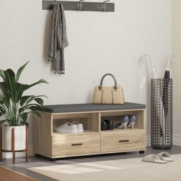 ŁAWKA W PRZEDPOKOJU Z PODUSZKĄ DĄB SONOMA 100X 38X 46CM