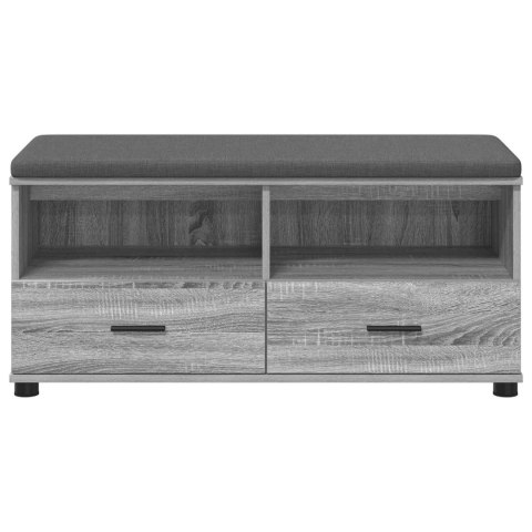 ŁAWKA W PRZEDPOKOJU Z PODUSZKĄ SZARY SONOMA 100X 38X 46CM