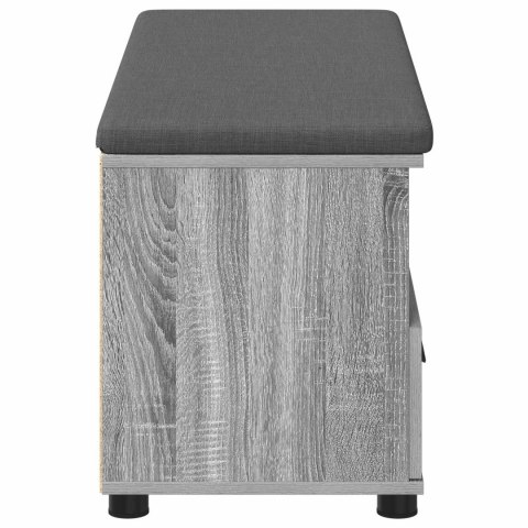 ŁAWKA W PRZEDPOKOJU Z PODUSZKĄ SZARY SONOMA 100X 38X 46CM