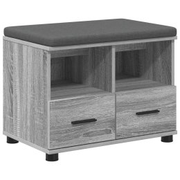 ŁAWKA W PRZEDPOKOJU Z PODUSZKĄ SZARY SONOMA 60X 38X 46CM