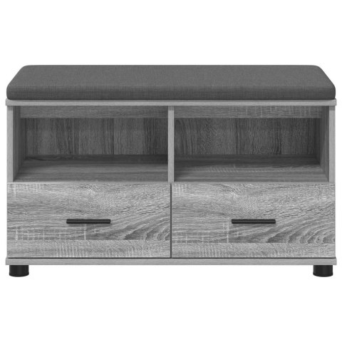 ŁAWKA W PRZEDPOKOJU Z PODUSZKĄ SZARY SONOMA 80X 38X 46CM