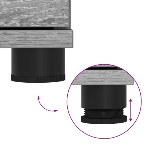 ŁAWKA W PRZEDPOKOJU Z PODUSZKĄ SZARY SONOMA 80X 38X 46CM