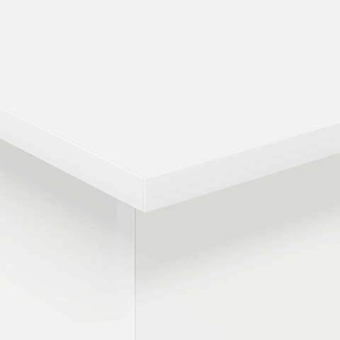 STOLIK KOŃCOWY BIAŁY 35,5X 35X 40CM