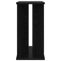 STOLIK KOŃCOWY CZARNY DĄB 35X 25X 50CM