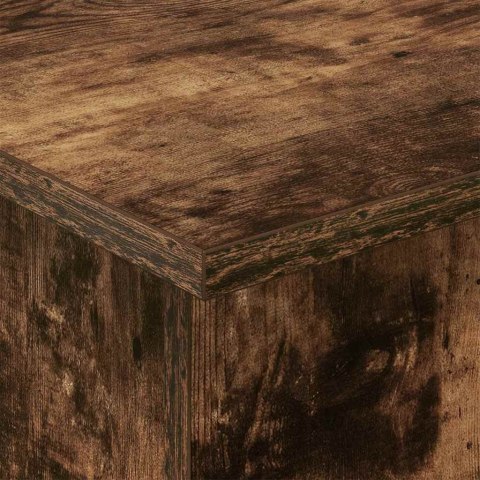 STOLIK KOŃCOWY DĄB WĘDZONY 35,5X 35X 40CM