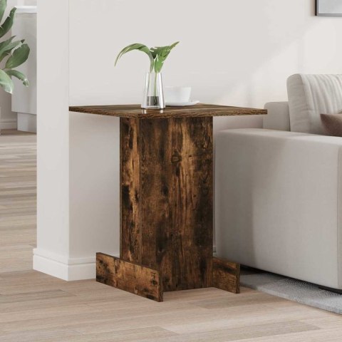 STOLIK KOŃCOWY DĄB WĘDZONY 44,5X 45X 55CM