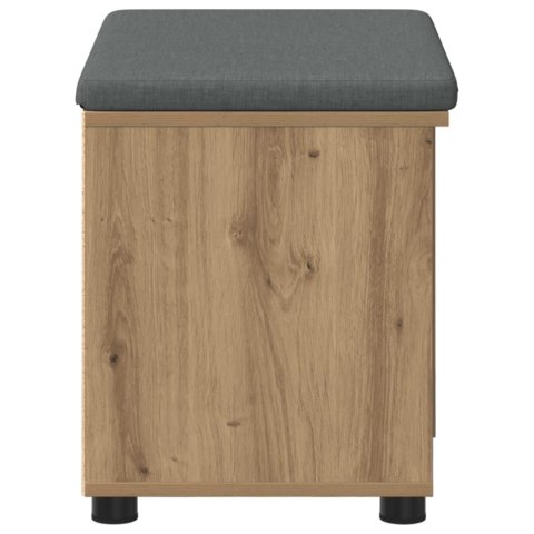 ŁAWKA W PRZEDPOKOJU GŁADKI DĄB RZEMIEŚLNICZY 60X 38X 46CM