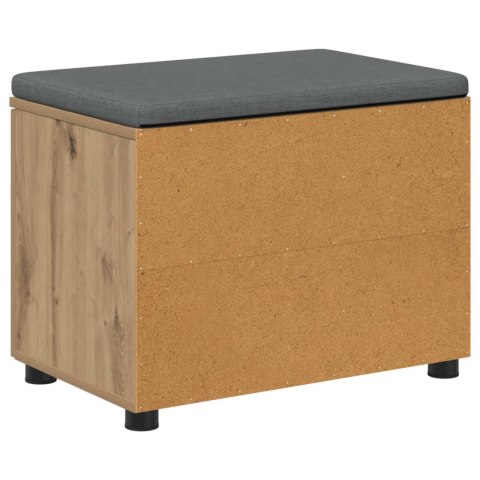 ŁAWKA W PRZEDPOKOJU GŁADKI DĄB RZEMIEŚLNICZY 60X 38X 46CM