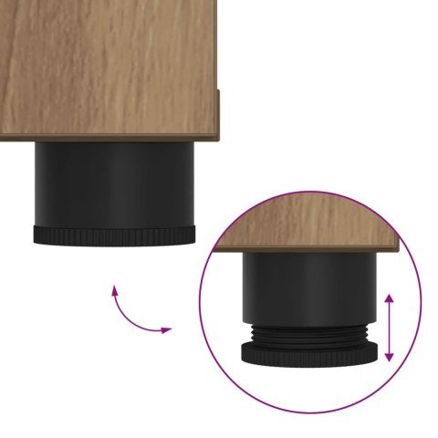 ŁAWKA W PRZEDPOKOJU GŁADKI DĄB RZEMIEŚLNICZY 60X 38X 46CM