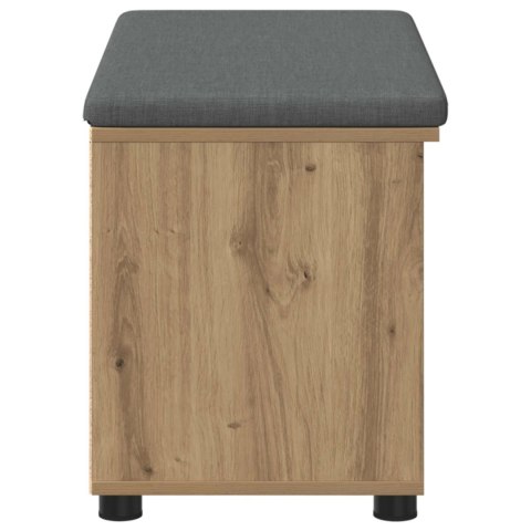 ŁAWKA W PRZEDPOKOJU GŁADKI DĄB RZEMIEŚLNICZY 80X 38X 46CM