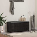 ŁAWKA W PRZEDPOKOJU Z PODUSZKĄ CZARNY DĄB 100X 38X 46CM
