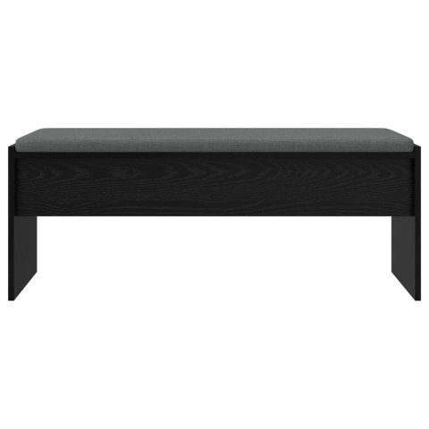 ŁAWKA W PRZEDPOKOJU Z PODUSZKĄ CZARNY DĄB 103X 38X 40CM