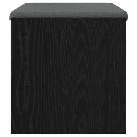 ŁAWKA W PRZEDPOKOJU Z PODUSZKĄ CZARNY DĄB 63X 38X 40CM