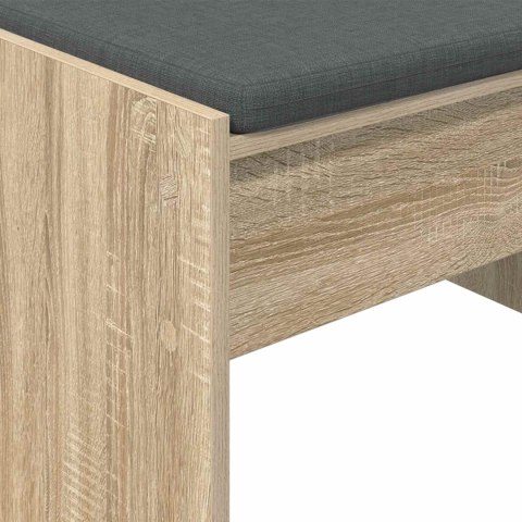 ŁAWKA W PRZEDPOKOJU Z PODUSZKĄ DĄB SONOMA 103X 38X 40CM