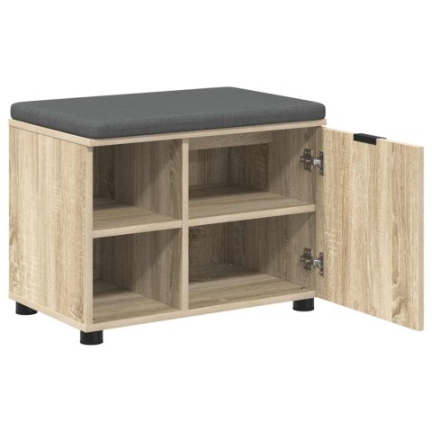 ŁAWKA W PRZEDPOKOJU Z PODUSZKĄ DĄB SONOMA 60X 38X 46CM