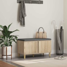 ŁAWKA W PRZEDPOKOJU Z PODUSZKĄ DĄB SONOMA 60X 38X 46CM