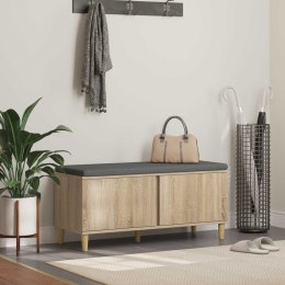 ŁAWKA W PRZEDPOKOJU Z PODUSZKĄ DĄB SONOMA 60X 38X 46CM