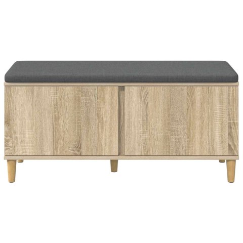 ŁAWKA W PRZEDPOKOJU Z PODUSZKĄ DĄB SONOMA 60X 38X 46CM