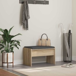 ŁAWKA W PRZEDPOKOJU Z PODUSZKĄ DĄB SONOMA 63X 38X 40CM