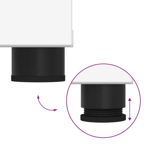 ŁAWKA W PRZEDPOKOJU Z PODUSZKĄ GŁADKI BIAŁY 100X 38X 46CM