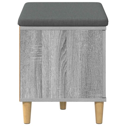 ŁAWKA W PRZEDPOKOJU Z PODUSZKĄ SZARY SONOMA 60X 38X 46CM