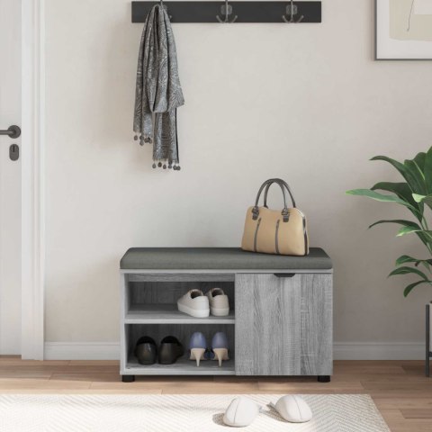 ŁAWKA W PRZEDPOKOJU Z PODUSZKĄ SZARY SONOMA 80X 38X 46CM