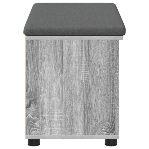 ŁAWKA W PRZEDPOKOJU Z PODUSZKĄ SZARY SONOMA 80X 38X 46CM