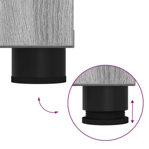 ŁAWKA W PRZEDPOKOJU Z PODUSZKĄ SZARY SONOMA 80X 38X 46CM