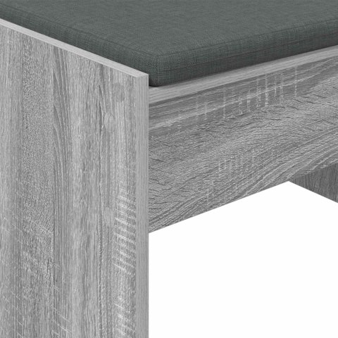 ŁAWKA W PRZEDPOKOJU Z PODUSZKĄ SZARY SONOMA 103X 38X 40CM