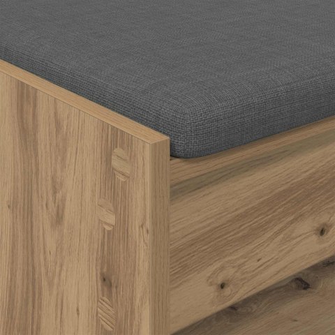 ŁAWKA W PRZEDPOKOJU Z PÓŁKĄ DĄB RZEMIEŚLNICZY 103X 38X 45CM