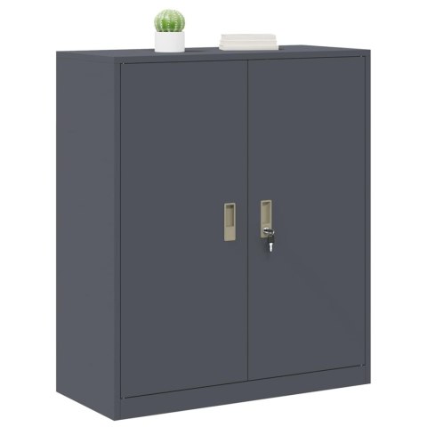 SZAFKA DO PRZECHOWYWANIA ANTRACYT 90X 40X 105CM