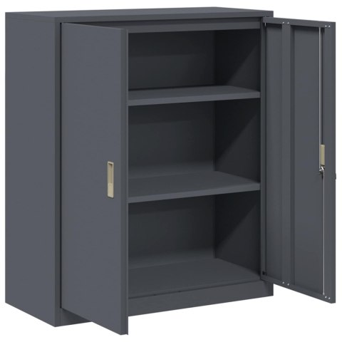 SZAFKA DO PRZECHOWYWANIA ANTRACYT 90X 40X 105CM