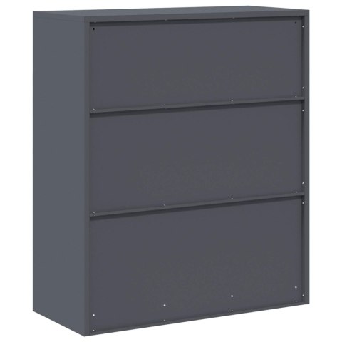 SZAFKA DO PRZECHOWYWANIA ANTRACYT 90X 40X 105CM