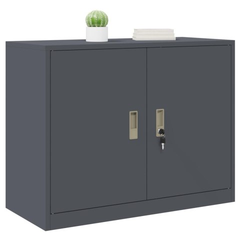 SZAFKA DO PRZECHOWYWANIA ANTRACYT 90X 40X 70CM