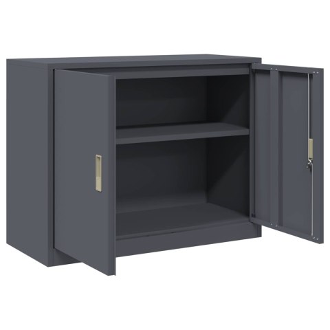 SZAFKA DO PRZECHOWYWANIA ANTRACYT 90X 40X 70CM