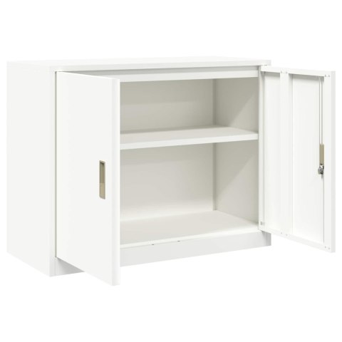 SZAFKA DO PRZECHOWYWANIA BIAŁY 90X 40X 70CM