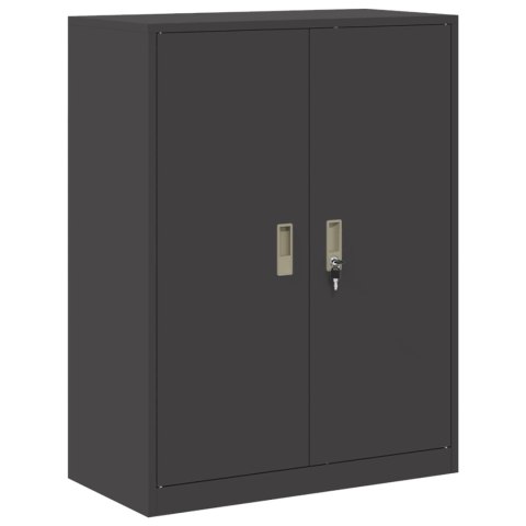 SZAFKA DO PRZECHOWYWANIA CZARNY 80X 40X 105CM