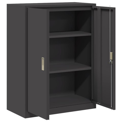 SZAFKA DO PRZECHOWYWANIA CZARNY 80X 40X 105CM