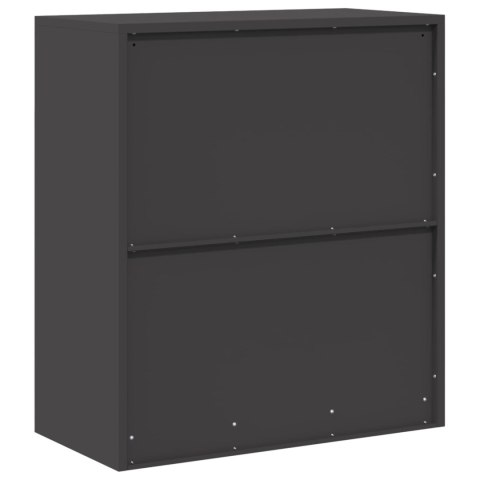 SZAFKA DO PRZECHOWYWANIA CZARNY 80X 40X 90CM