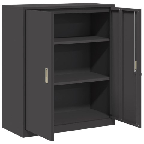 SZAFKA DO PRZECHOWYWANIA CZARNY 90X 40X 105CM