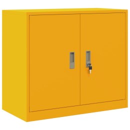SZAFKA DO PRZECHOWYWANIA MUSZTARDOWY ŻÓŁTY 80X 40X 70CM