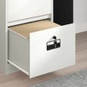 SZAFKA NA DOKUMENTY Z SZUFLADĄ Z PÓŁKĄ BIAŁY 44X 50X 106.5CM
