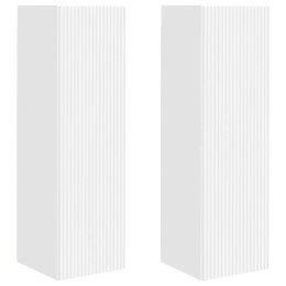 SZAFKA POD TELEWIZOR 2 PCS BIAŁY 30X 31X 100CM