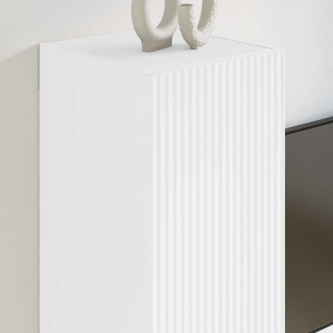 SZAFKA POD TELEWIZOR 2 PCS BIAŁY 30X 31X 60CM