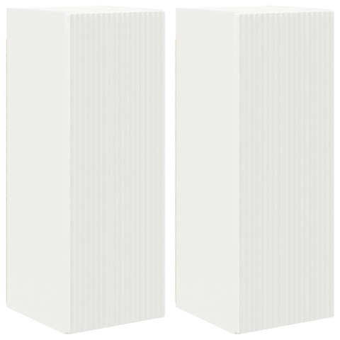 SZAFKA POD TELEWIZOR 2 PCS BIAŁY 30X 31X 80CM