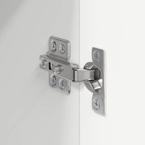 SZAFKA POD TELEWIZOR 2 PCS BIAŁY 30X 31X 80CM