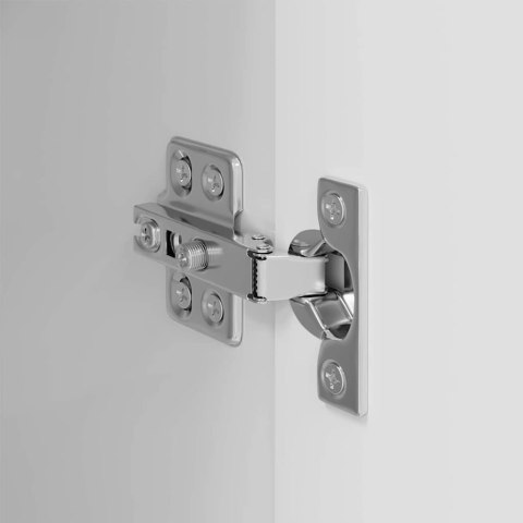 SZAFKA POD TELEWIZOR 2 PCS BŁYSZCZĄCA BIEL 30X 31X 100CM