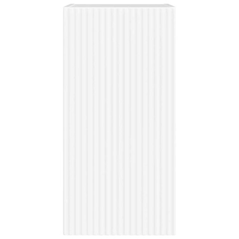 SZAFKA POD TELEWIZOR 2 PCS BŁYSZCZĄCA BIEL 30X 31X 60CM