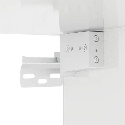 SZAFKA POD TELEWIZOR 2 PCS BŁYSZCZĄCA BIEL 30X 31X 80CM