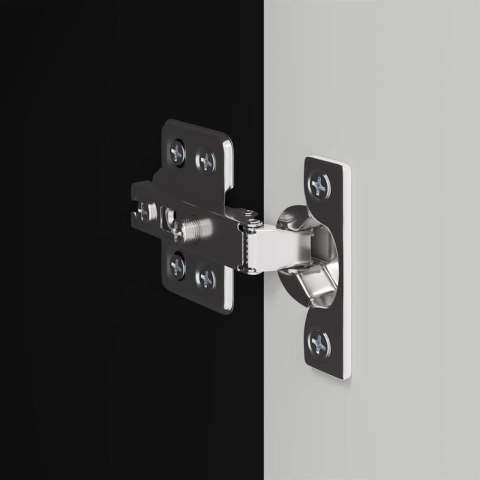 SZAFKA POD TELEWIZOR 2 PCS CZARNY 30X 31X 80CM